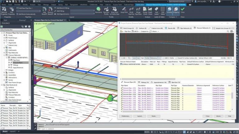 Civil 3d project explorer что это